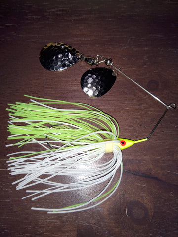RAZOR SPIN spinnerbaits with Hammered Nickel Colorado blade